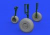 Eduard 632159 A-26 Invader wheels 1/32 HOBBY BOSS